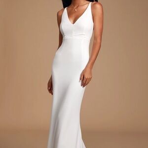 Lulu’s‎ Melora White Sleeveless Maxi Dress